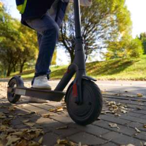 Electric Scooter Up Close